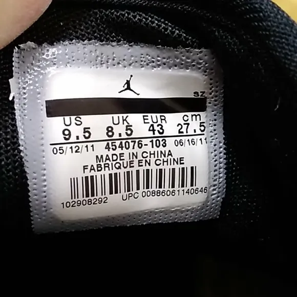 Air Jordan Nike Ski High Retro Low 454076-103 Men Shoes  Size 9.5