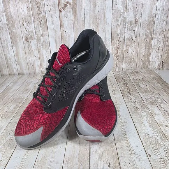 Air Jordan Training Shoes Red Black Athletic Sneakers Performance Size‎ 13