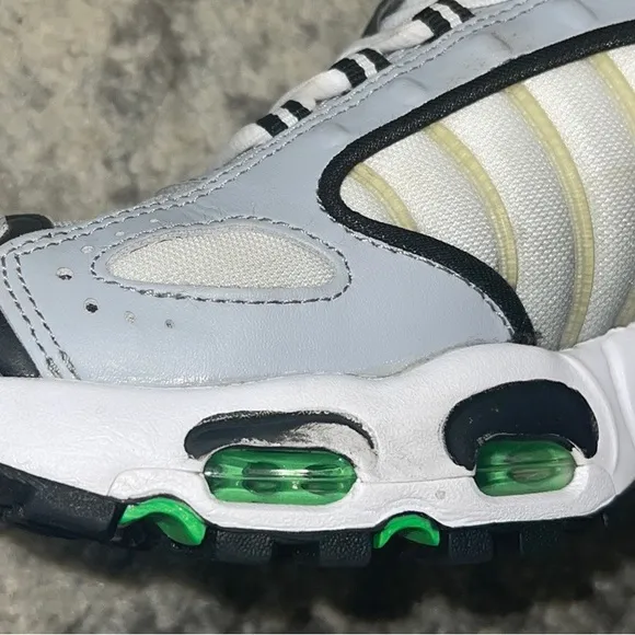 Air Max Tailwind 4 GS 'Wolf Grey Green Spark' Size: 6Y
