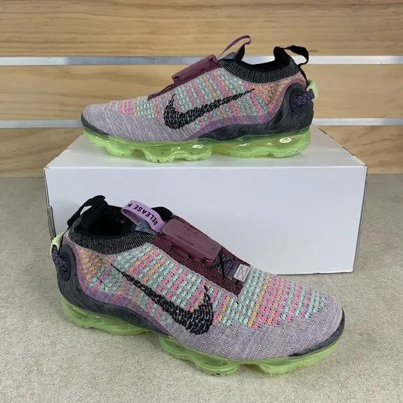 Air VaporMax 2020 FK &quot;Violet Ash Volt&quot; New Shoes Women's Size 6