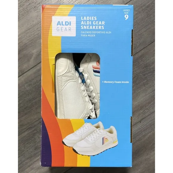 ALDI Gear 2025 Ladies 9 Sneakers Athletic Tennis Shoes Trainers Brand New In Box