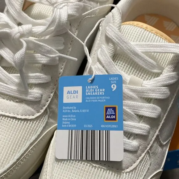 ALDI Gear 2025 Ladies 9 Sneakers Athletic Tennis Shoes Trainers Brand New In Box