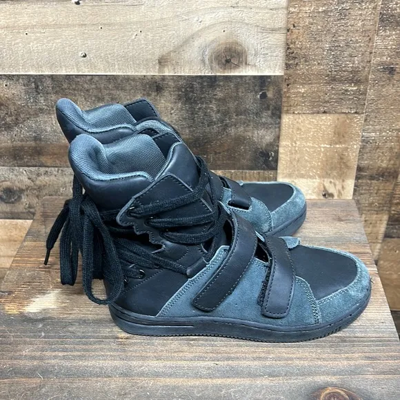 Alexandra Lace Back High Top Shoes Casual Dress Y2K‎ Gothic Boots Women's Size 6