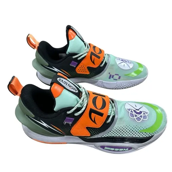 All City 10‎ V2 Men's Size 12 US Shoes Green Black Orange Boom ABA 059-14