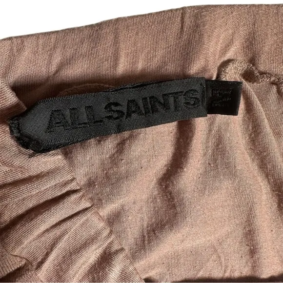 All Saints Boho Renaissance Fair Bohemian Style Beige Skirt Medium