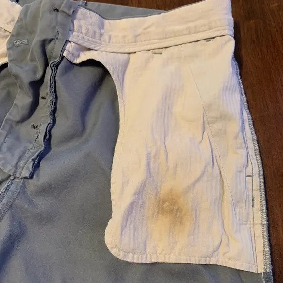 All Saints Grey Mitre Deck Shorts Size 33
