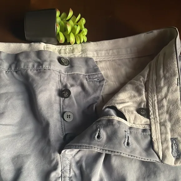 All Saints Grey Mitre Deck Shorts Size 33
