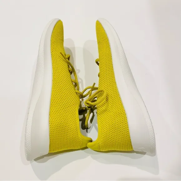 Allbirds Tree Runners Shoes Elephant Grass/Yellow (white sole) Size Mens 14.