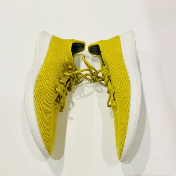 Allbirds Tree Runners Shoes Elephant Grass/Yellow (white sole) Size Mens 14.