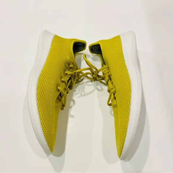 Allbirds Tree Runners Shoes Elephant Grass/Yellow (white sole) Size Mens 14.