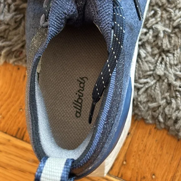 Allbirds Wool Flyer Mizzles WF Navy Hazy Indigo Running Shoes Womens Size US 8.5
