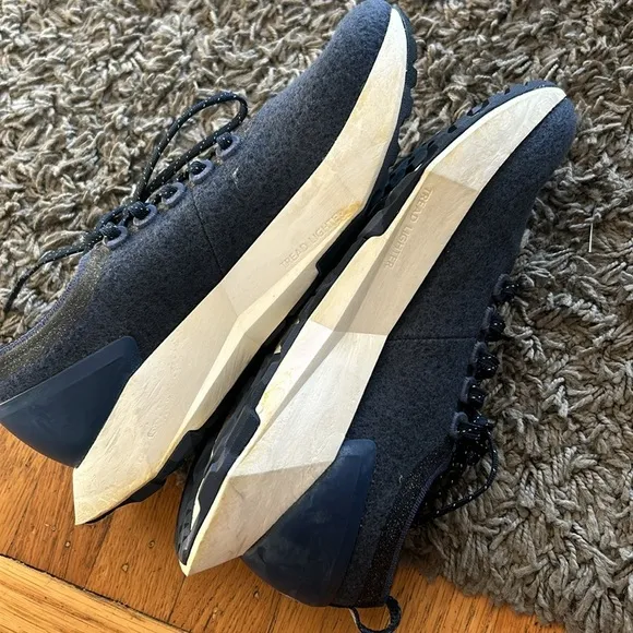 Allbirds Wool Flyer Mizzles WF Navy Hazy Indigo Running Shoes Womens Size US 8.5