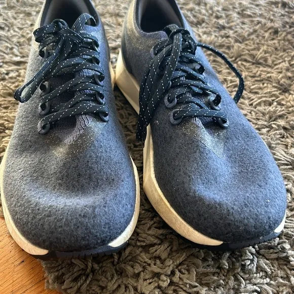 Allbirds Wool Flyer Mizzles WF Navy Hazy Indigo Running Shoes Womens Size US 8.5