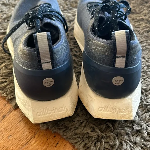 Allbirds Wool Flyer Mizzles WF Navy Hazy Indigo Running Shoes Womens Size US 8.5