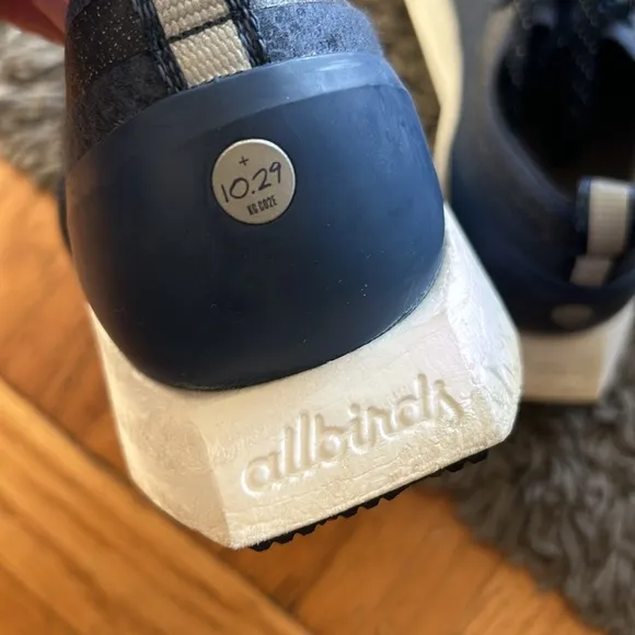 Allbirds Wool Flyer Mizzles WF Navy Hazy Indigo Running Shoes Womens Size US 8.5