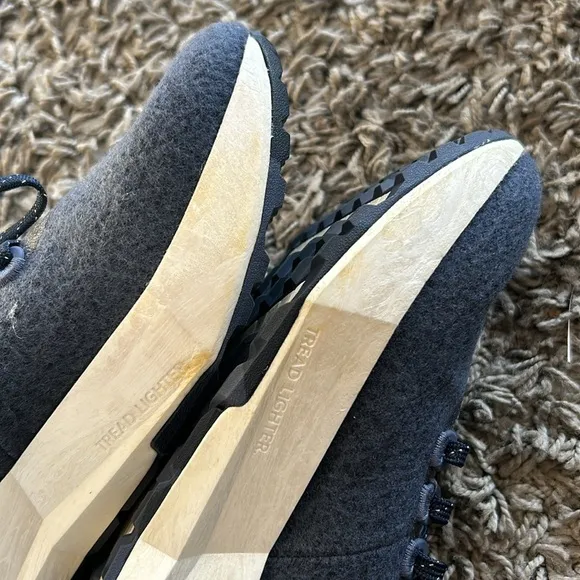 Allbirds Wool Flyer Mizzles WF Navy Hazy Indigo Running Shoes Womens Size US 8.5