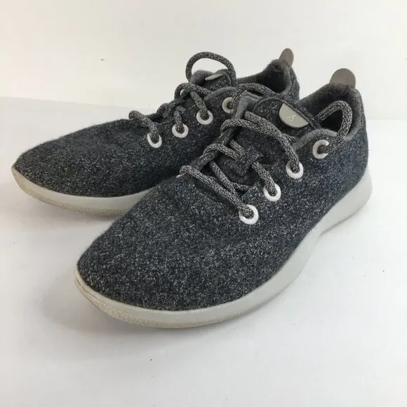 Allbirds Wool Runner Gray Sneakers Size 10