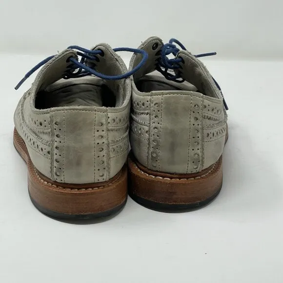 Allen Edmonds Banchory Gray Nubuck Oxford Shoes Men’s 8 / 8.5 (Run Small)