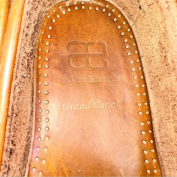 Allen Edmonds Grand Canal Venetian Loafer Tan Leather Mens - Size 10 3E