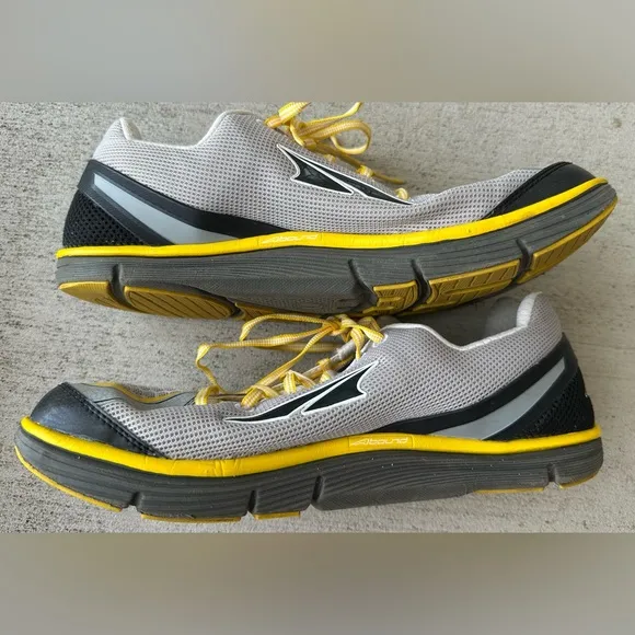 Altra Instinct 3.5 Grey Yellow Running Shoes A1633-3 Men’s Size 9.5 VGC CLEAN