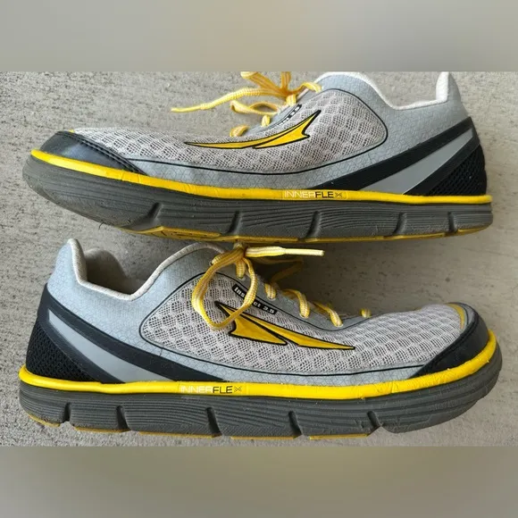 Altra Instinct 3.5 Grey Yellow Running Shoes A1633-3 Men’s Size 9.5 VGC CLEAN