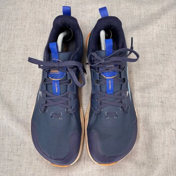 Altra Lone Peak 7 Shoes Blue Mesh Lace Up Running Trail Sneakers Men's Size 10
