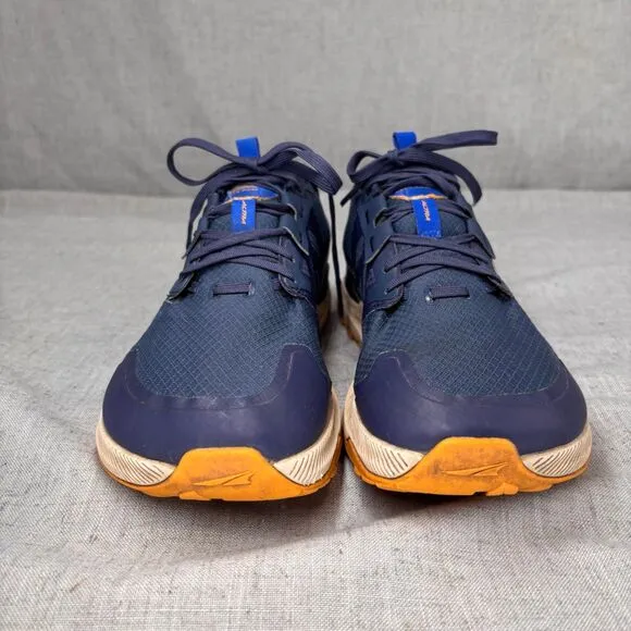 Altra Lone Peak 7 Shoes Blue Mesh Lace Up Running Trail Sneakers Men's Size 10
