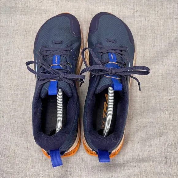 Altra Lone Peak 7 Shoes Blue Mesh Lace Up Running Trail Sneakers Men's Size 10