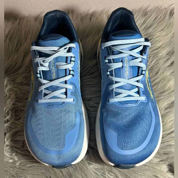 ALTRA PARADIGM 7 Blue and Yellow Running Shoes Size 9