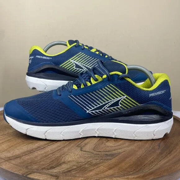 Altra Provision 4 Mens Blue and Lime Green Size 10.5 Athletic Running Shoes
