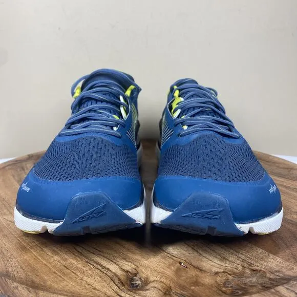 Altra Provision 4 Mens Blue and Lime Green Size 10.5 Athletic Running Shoes