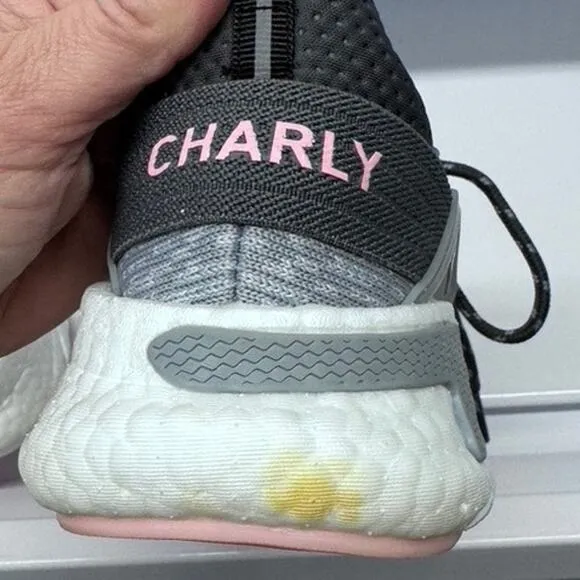 &quot;CHARLY VIGORATE&quot; Workout Shoes,Gray/Pink , 1049783, Size 7.5,Womens