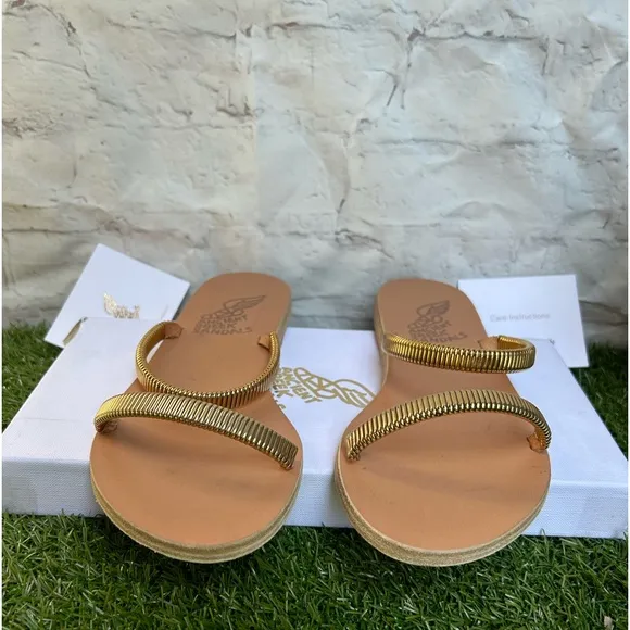 ANCIENT GREEK SANDALSSaita - VACHETTANATURAL women size 36 US 6 new $360