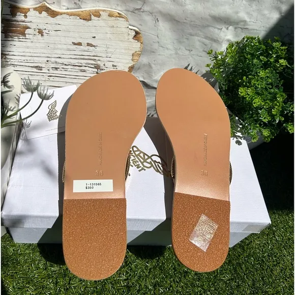 ANCIENT GREEK SANDALSSaita - VACHETTANATURAL women size 36 US 6 new $360