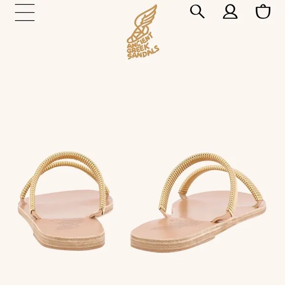 ANCIENT GREEK SANDALSSaita - VACHETTANATURAL women size 36 US 6 new $360