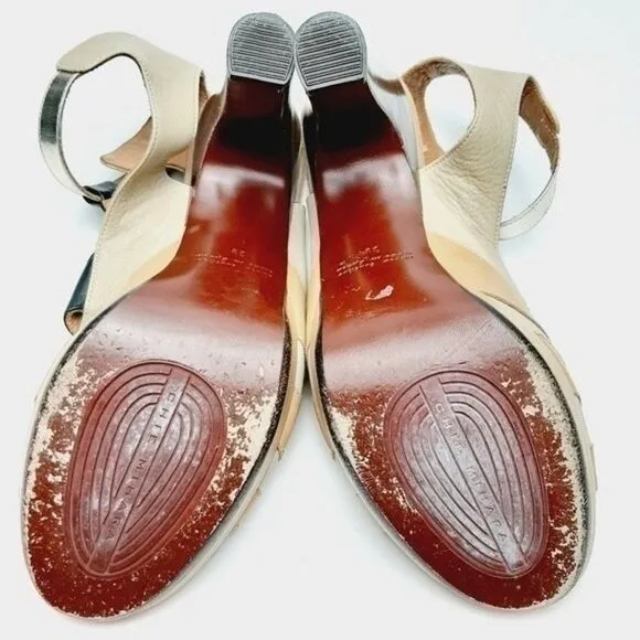 Anthropologie CHIE MIHARA Strappy Sandals Pumps Sz US 9 EUR 39