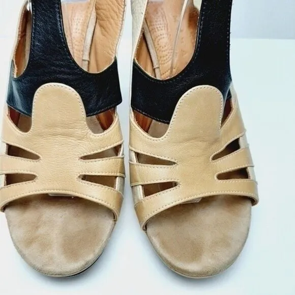 Anthropologie CHIE MIHARA Strappy Sandals Pumps Sz US 9 EUR 39