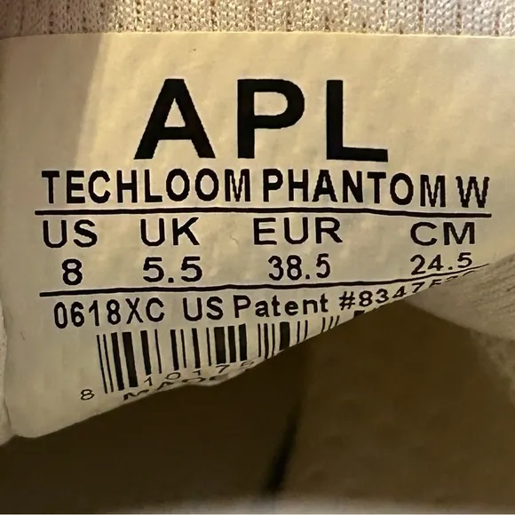 APL Athletic Propulsion Labs Techloom Phantom Sneakers Womens Size 8