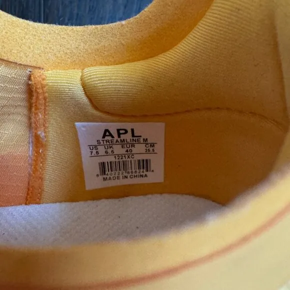 APL Streamline Sneakers Mango / White - Women's 9 / Men's 7.5