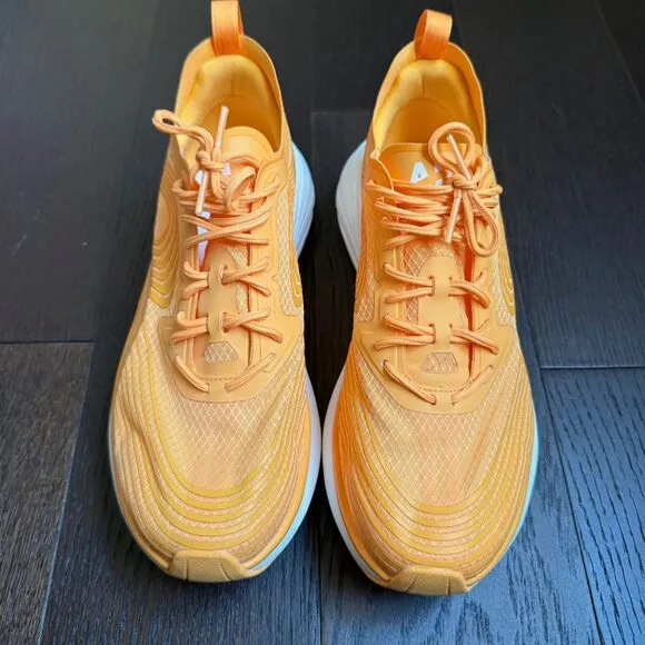 APL Streamline Sneakers Mango / White - Women's 9 / Men's 7.5