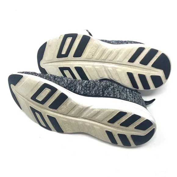 APL TechLoom Phantom Sneakers Shoes Lace-Up Melange Knit Black Gray Size US 8
