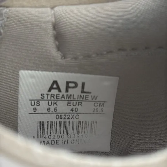 APL women’s Streamline clay / smoke performance Running shoes lace up sneakers 9
