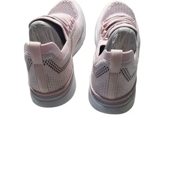 APL Women's Pink Lace-Up Techloom Breeze Running Shoes Size 7.5