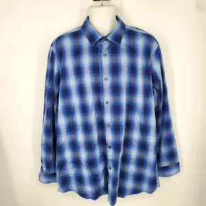 APT.9 Premier Flex Slim Fit Spread Collar Dress Shirt Long Sleeve 17.5