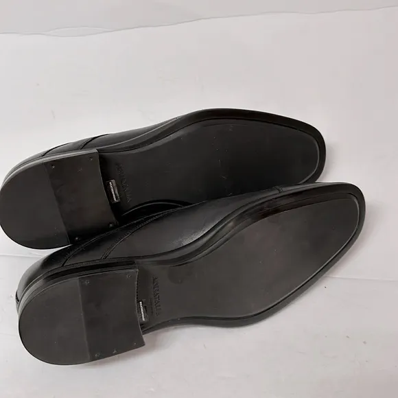 Aquatalia Men’s ABE Black‎ Leather Lace Up dress shoes size 10 made in Italy