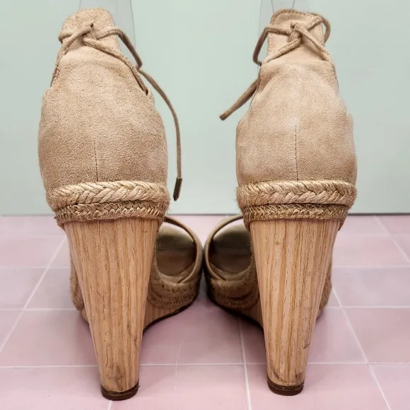Aquazzura Ankle Wrap Wedges