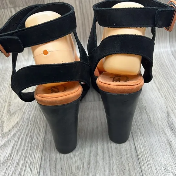 Arche Coral Orange Heeled Slingback Sandal