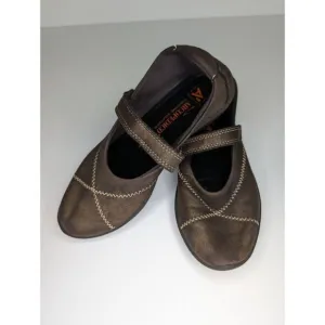 Arcopedico L18 Vegan Suede Mary Jane Shoes - Bronze US Size 7.5 EU 38 Portugal