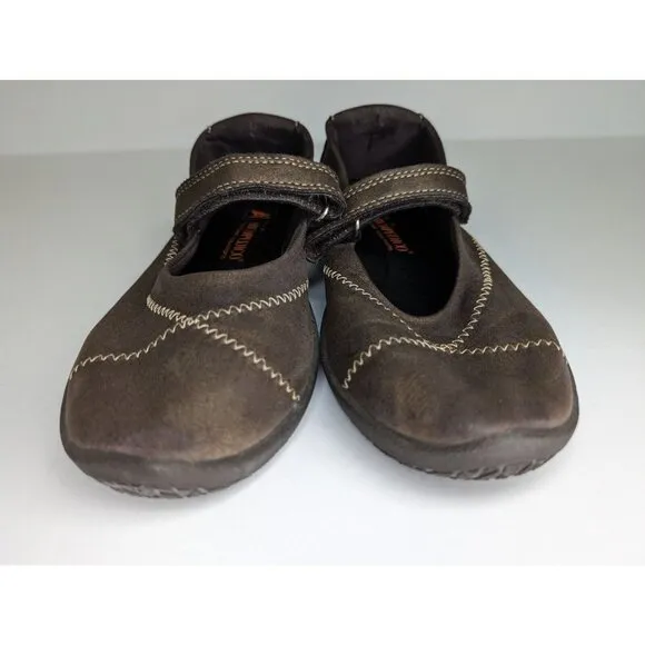 Arcopedico L18 Vegan Suede Mary Jane Shoes - Bronze US Size 7.5 EU 38 Portugal