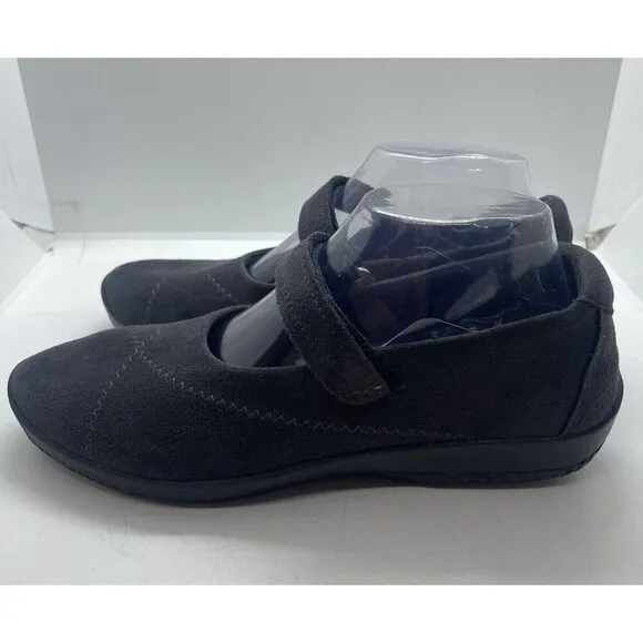 Arcopedico Womens L18 Mary Jane Shoes Flats Antracite Gray 4271-9K Lightweight 9
